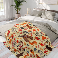 Collection image for: Arctic Fleece Blankets"Forest Pattern"