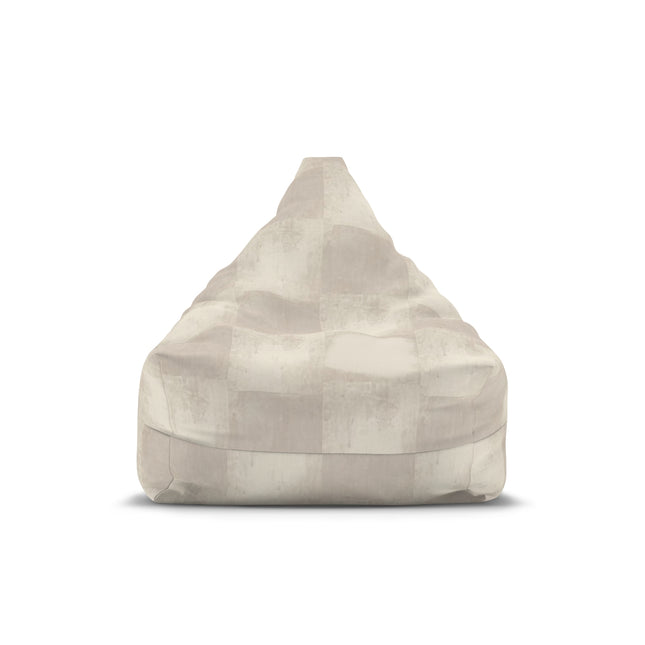 Cozy Checkered Pattern Relaxing Bean Bag Chair