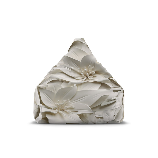 Elegant Floral Design Decorative Bean Bag