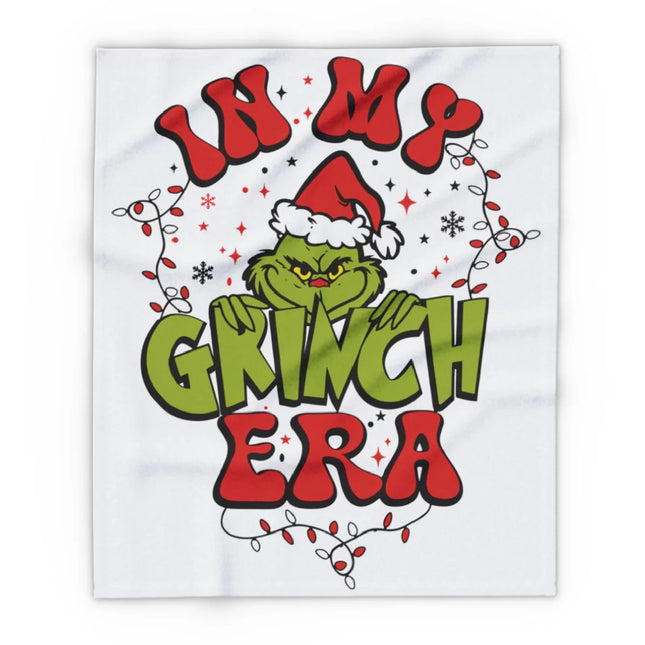 In My Grinch Era Festive Blanket for Holidays