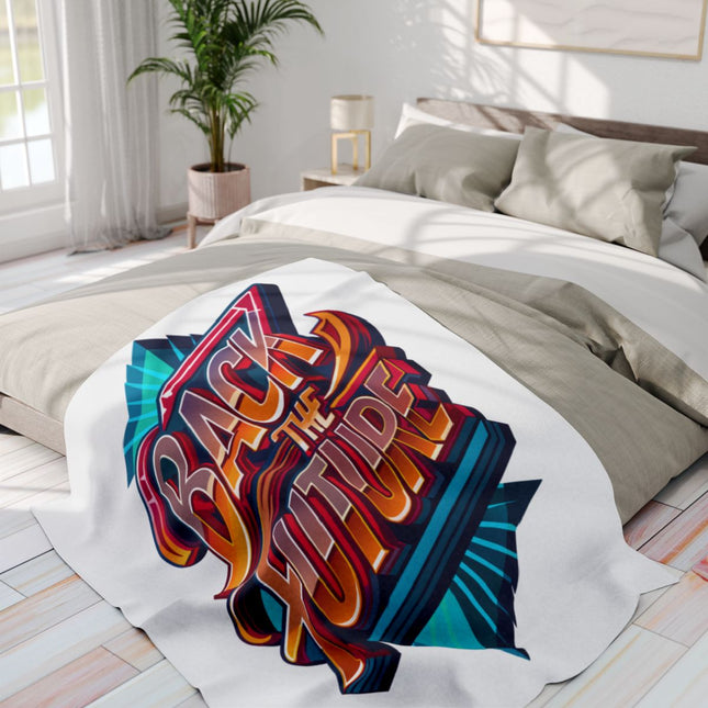 Back The Future Vibrant Design Blanket