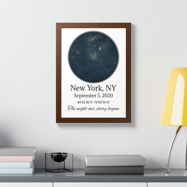 Personalized Star Map New York City Custom Gift