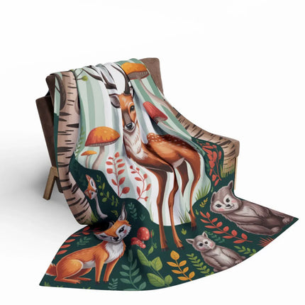 Forest Animals Deer Fox Wolf Bear