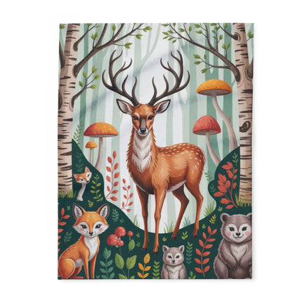 Forest Animals Deer Fox Wolf Bear