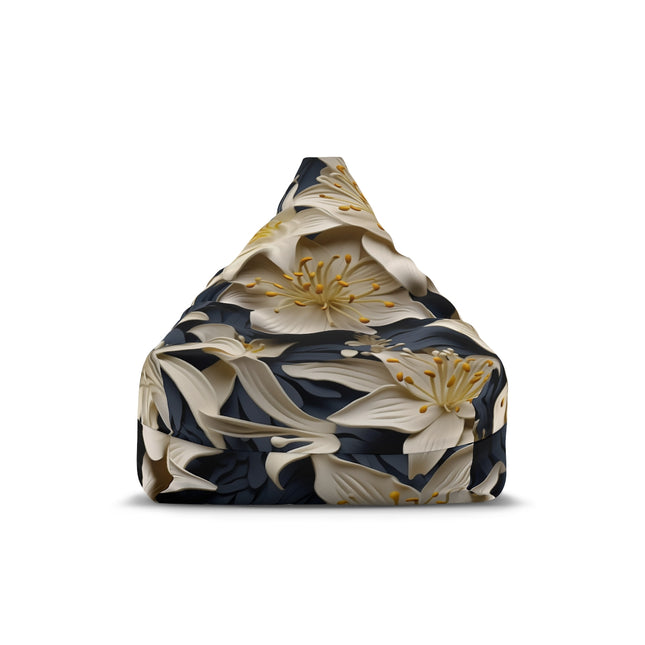 Floral Print Bean Bag with Elegant Design