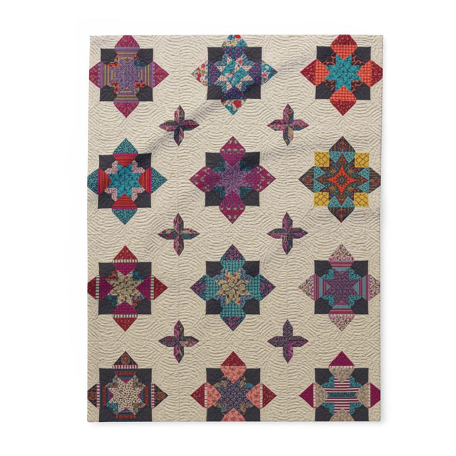 Beautifully Crafted Multi-Patterned Quilt product