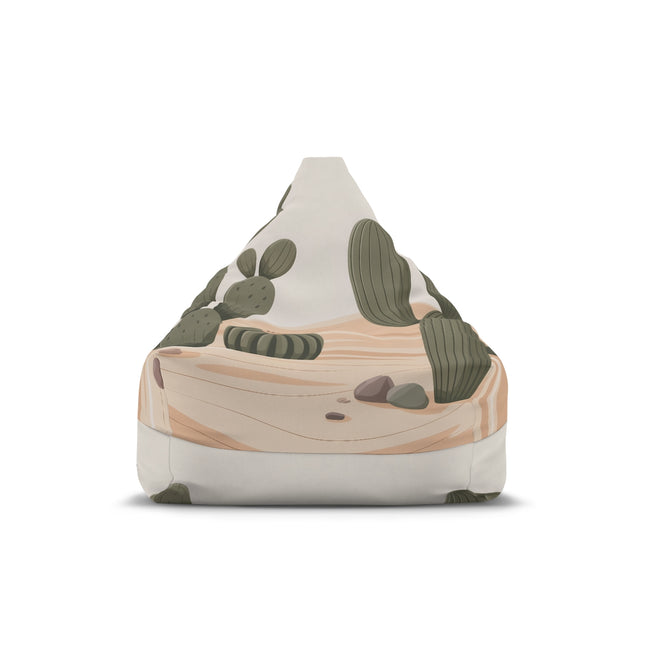 Desert Cactus Illustration Bean Bag Chair