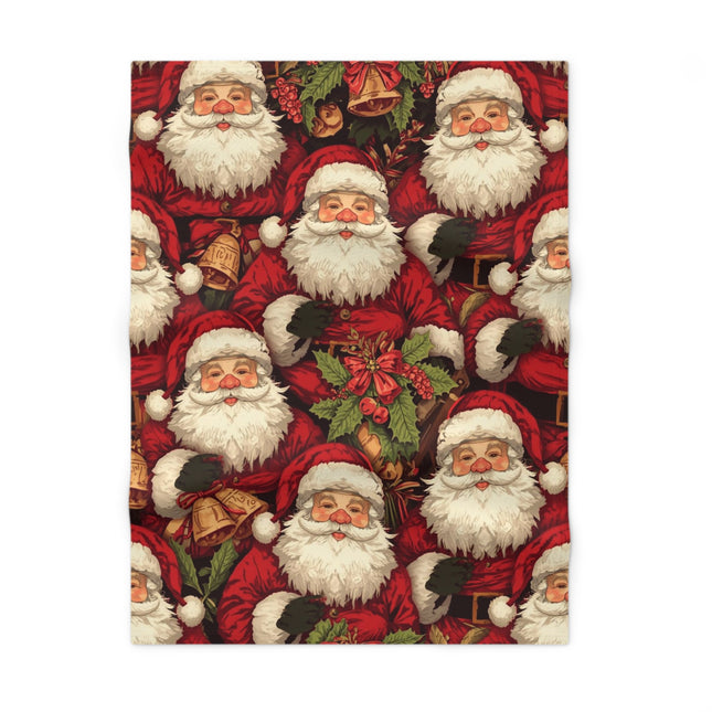 Christmas Santa Baby Blanket – Soft Fleece Holiday Throw for Infants & Toddlers