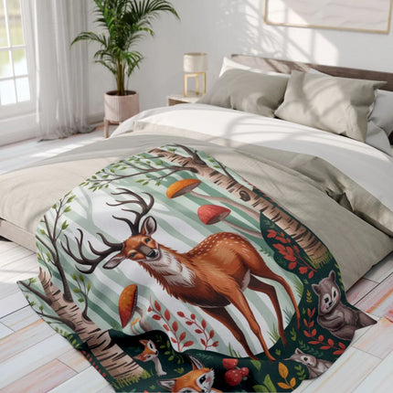 Forest Animals Deer Fox Wolf Bear