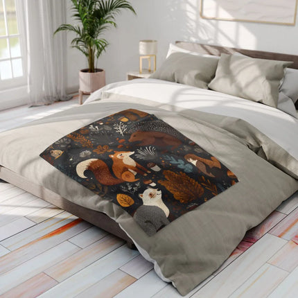 Cozy Nature Wildlife Animals Themed Bedding Set