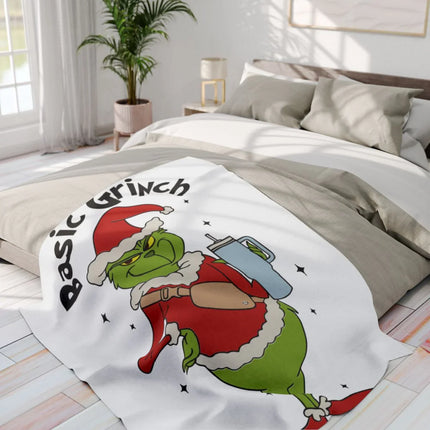 Basic Grinch Christmas themed bedding product