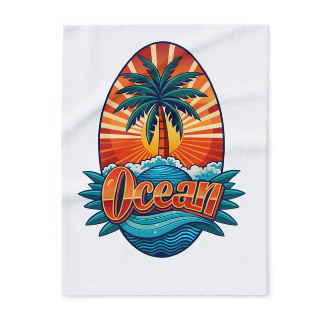 Ocean Sunset Design Graphic Decor Poster