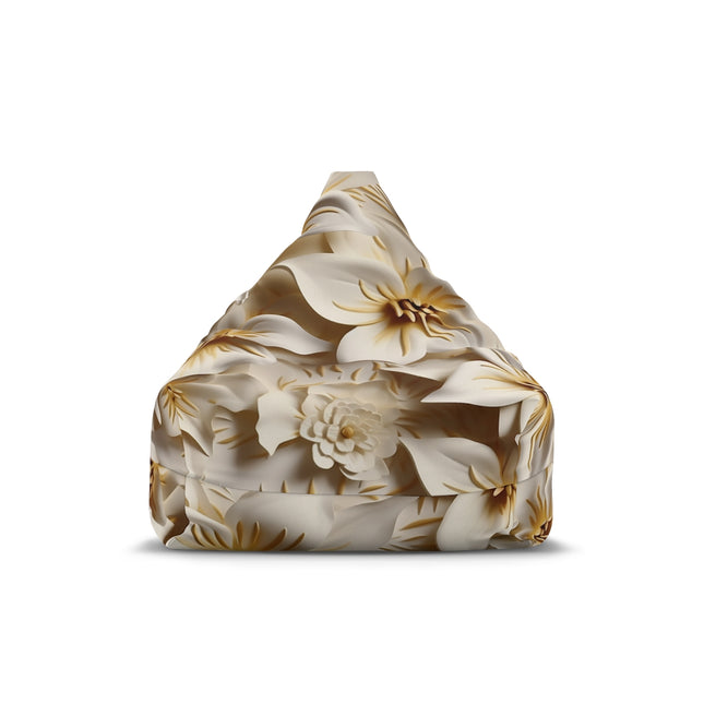 Elegant Floral Design Bean Bag for Comfort and Style