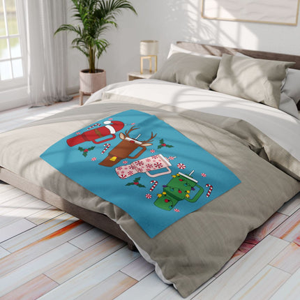 Festive Reindeer Print Bedding for Cozy Christmas