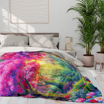 Colorful Enchanted Forest Design Bedding Product