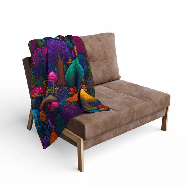 Enchanting Forest Patterned Throw Blanket product