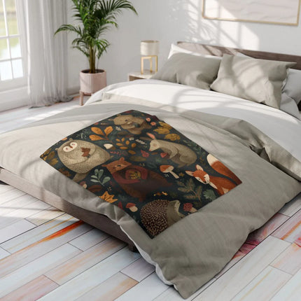 Whimsical Woodland Creatures Design Bedding Product