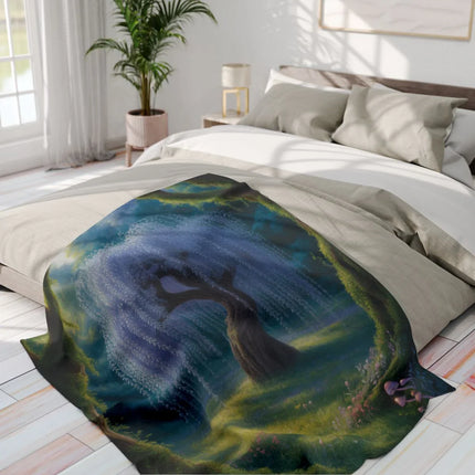 Enchanting Nature Scene Blanket for Cozy Home Decor