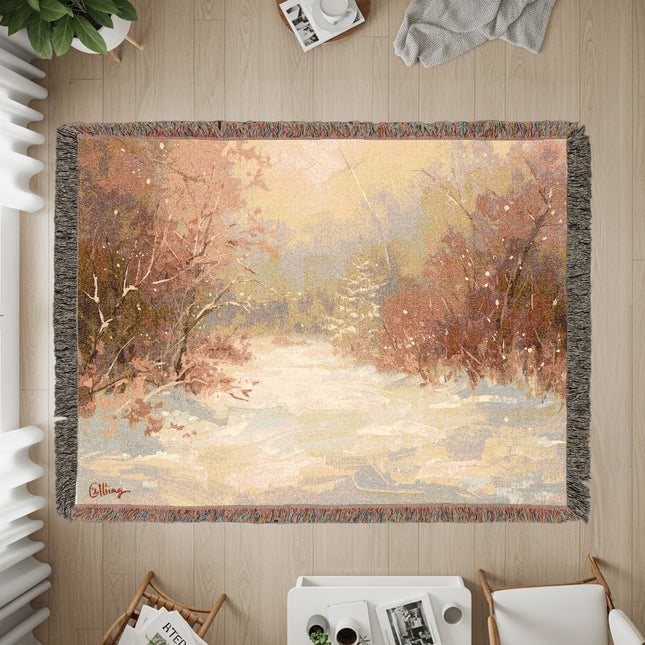 Autumn Forest Path in Pastel Colors Rug product