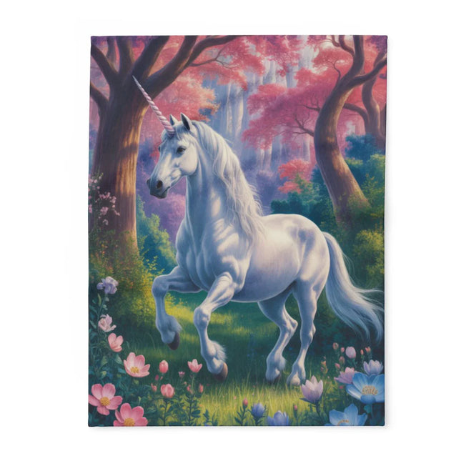 Enchanting Unicorn Amongst Magical Forest Artwork