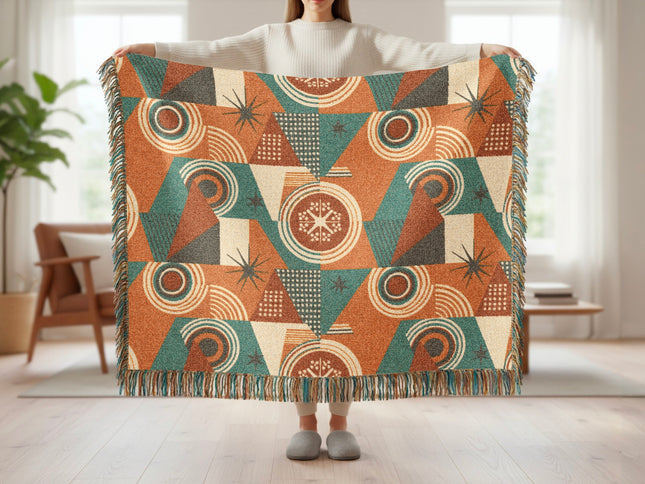 Geometric Patterns Vibrant Throw Blanket product