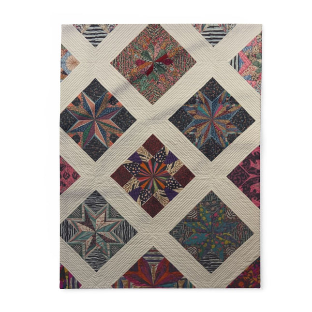 Colorful Patchwork Geometric Design Quilt Product