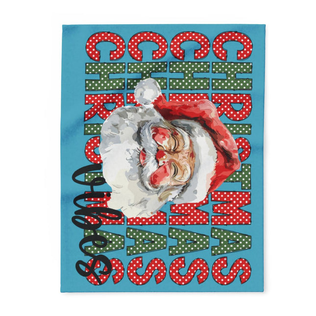 Festive Santa Claus Christmas Vibes Wall Art Print