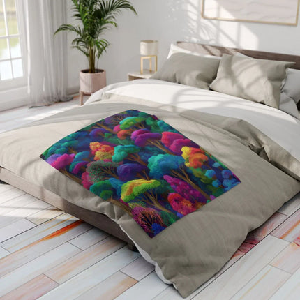 Colorful Abstract Art Bedding Adds Vibrant Touch