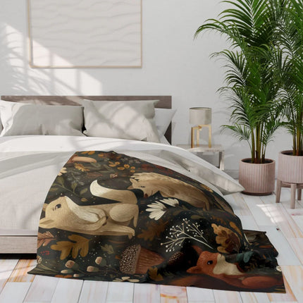 Cozy Forest Animals Design Bedding for Warm Nights