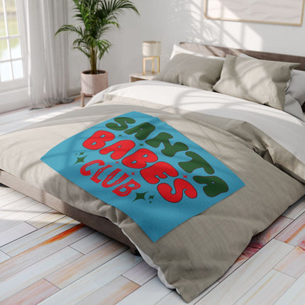 Santa Babes Club Graphic Design Bedding Product