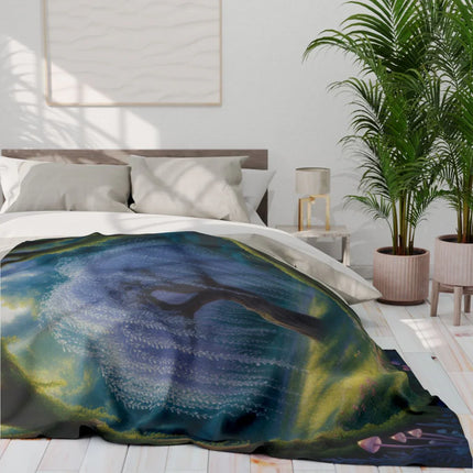 Enchanting Night Sky Design Cozy Blanket Product