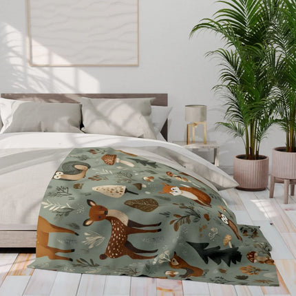 Forest Animal Pattern Comforter for Cozy Bedroom Decor