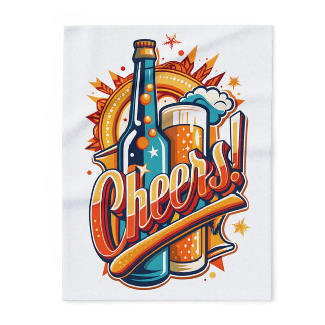 Cheers Beer Bottle and Pint Glass Artwork product