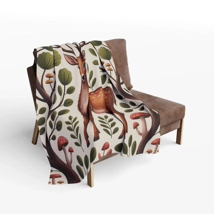 Majestic Deer Amidst Forest Flora