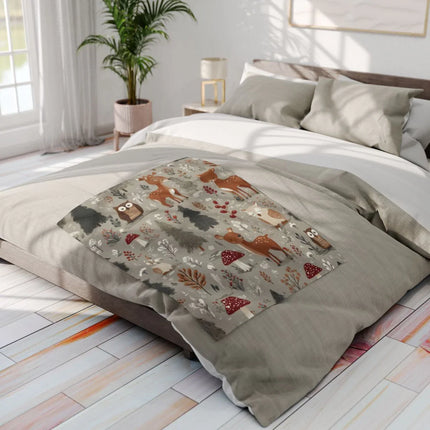 Woodland Animal Pattern Cozy and Comfortable Bedding