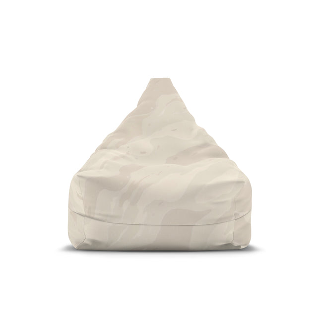 Comfortable Beige Triangle Shaped Bean Bag Chair